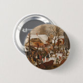 Renaissance Heilige Nativiteit Ronde Button 5,7 Cm (Voorkant /achterkant)