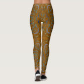 renaissance herfst tegel leggings (Achterkant)
