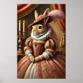 Renaissance Hertogin Bunny Poster (Voorkant)