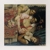 Renaissance Italiaanse Dames op een balkon Legpuzzel (Horizontaal)