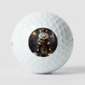 Renaissance jaren witte kat, golfballen (Voorkant)