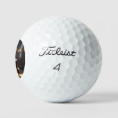 Renaissance jaren witte kat, golfballen (Logo)