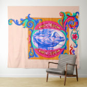 Renaissance Jesus print Wandkleed (In Situ (horizontaal))