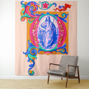Renaissance Jesus print Wandkleed