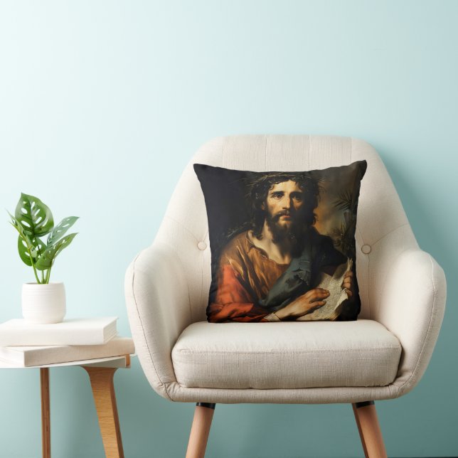 Renaissance Jezus Christus Kussen (Stoel)