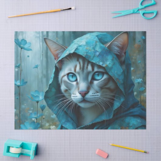 Renaissance kattenverjaardag tissuepapier (Craft)