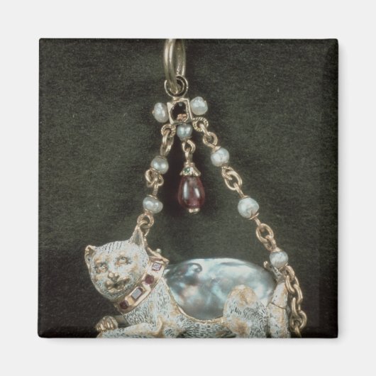 Renaissance kattenwerper magneet (Voorkant)