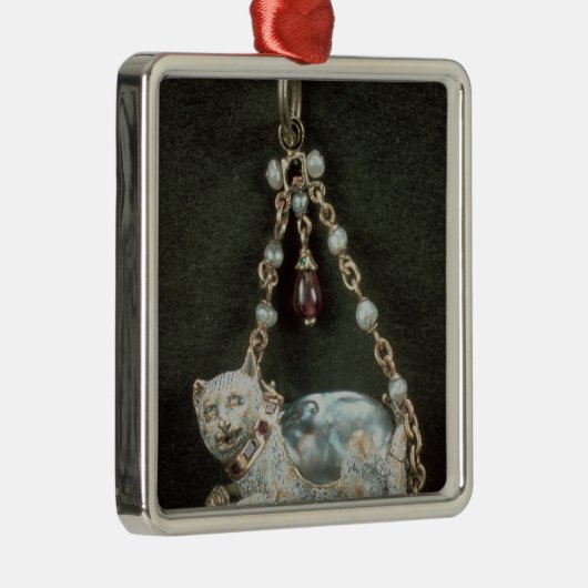Renaissance kattenwerper metalen ornament (Rechts)
