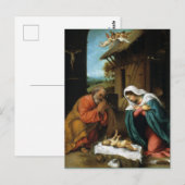 Renaissance kerstfeest Heilige Familie Nativiteit Briefkaart (Voorkant / Achterkant)