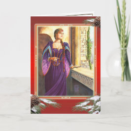 Renaissance Kerstmis Feestdagen Kaart