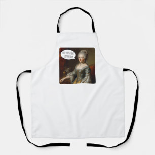 Renaissance Koningin Grappige Kunst “Laat ze de re Schort