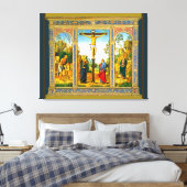 Renaissance Kruisiging van Christus Canvas Afdruk (Insitu (Slaapkamer))