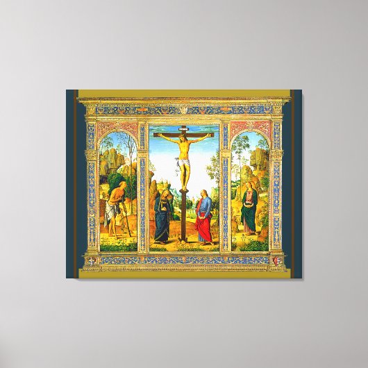 Renaissance Kruisiging van Christus Canvas Afdruk (Voorkant)