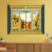 Renaissance Kruisiging van Christus Canvas Afdruk (Insitu (Woonkamer))