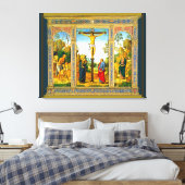 Renaissance Kruisiging van Christus Canvas Afdruk (Insitu (Slaapkamer))