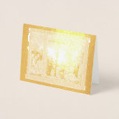 Renaissance Kruisiging van Christus Gouden Folie Kaarten (Voorkant)