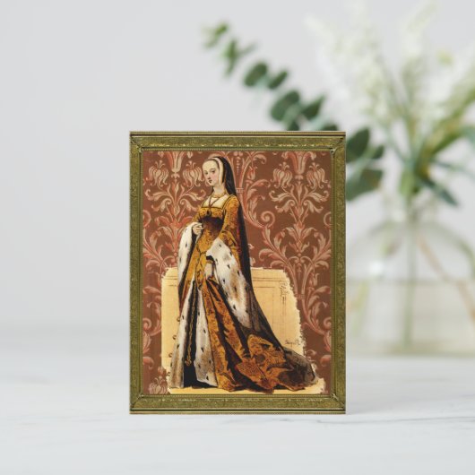 Renaissance Lady Briefkaart (Staand voorkant)