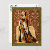 Renaissance Lady Briefkaart (Voorkant / Achterkant)