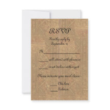 Renaissance Lady en Knight Medieval Wedding RSVP