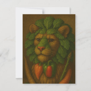 Renaissance Leeuwenportret Briefkaart
