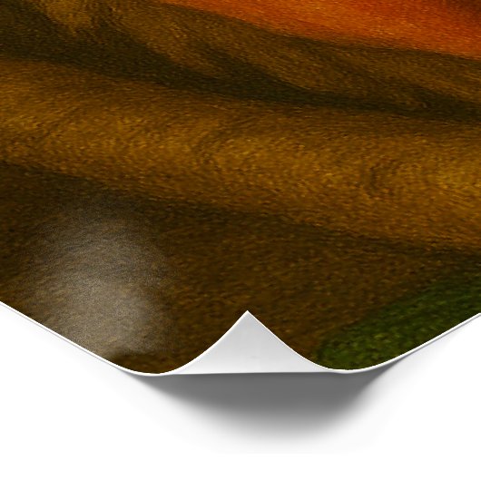 Renaissance Leeuwenportret Perfect Poster (Hoek)