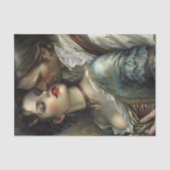 Renaissance Lovers Passionate Kiss Decoupage Tissuepapier (Voorkant)