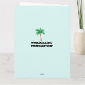 RENAISSANCE MAN BIRTHDAY WENSKAART BEDANKKAART (Achterkant)