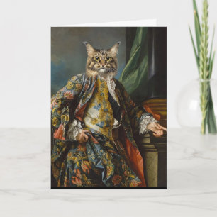 RENAISSANCE MAN CAT GEPERSONALISEERDE VERJAARDAG K KAART