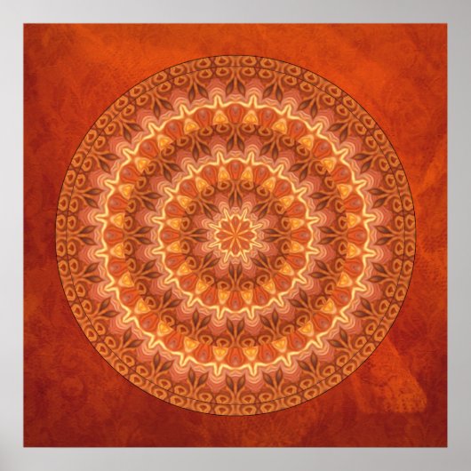 Renaissance Mandala Poster (Voorkant)