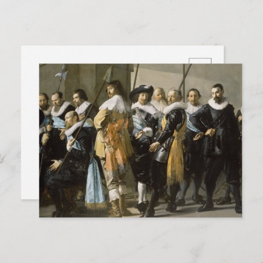 Renaissance Mannen Briefkaart (Voorkant / Achterkant)