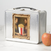Renaissance Mannen met Moderne Franse Friet (In situ)