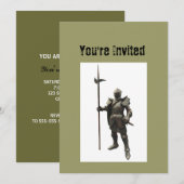 renaissance medieval Knight Kaart (Voorkant / Achterkant)