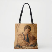 Renaissance Merchant met Laptop Canvas tas (Voorkant)