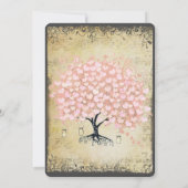 Renaissance middeleeuwse roze hemelboom kaart (Achterkant)
