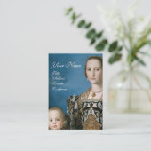 RENAISSANCE MODE JEWELRY COSTUME DESIGNER VISITEKAARTJE (Staand voorkant)