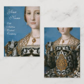 RENAISSANCE MODE JEWELRY COSTUME DESIGNER VISITEKAARTJE (Voorkant / Achterkant)