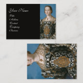 RENAISSANCE MODE JEWELRY COSTUME DESIGNER VISITEKAARTJE (Voorkant / Achterkant)