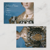 RENAISSANCE MODE JEWELRY COSTUME DESIGNER VISITEKAARTJE (Voorkant / Achterkant)