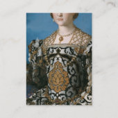 RENAISSANCE MODE SIERADEN COSTUUMONTWERPER VISITEKAARTJE (Achterkant)