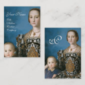 RENAISSANCE MODE SIERADEN KOSTUUMONTWERPER VISITEKAARTJE (Voorkant / Achterkant)