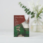 RENAISSANCE MODE THEATRICAL COSTUME DESIGNER VISITEKAARTJE (Staand voorkant)