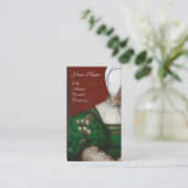 RENAISSANCE MODE THEATRICAL COSTUME DESIGNER VISITEKAARTJE (Staand voorkant)