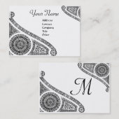 RENAISSANCE Monogram 2 Visitekaartje (Voorkant / Achterkant)