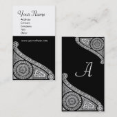 RENAISSANCE MONOGRAM 3 VISITEKAARTJE (Voorkant / Achterkant)