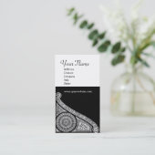 RENAISSANCE MONOGRAM 3 VISITEKAARTJE (Staand voorkant)