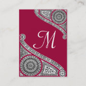 RENAISSANCE MONOGRAM 4 VISITEKAARTJE (Achterkant)