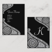 RENAISSANCE MONOGRAM 4 VISITEKAARTJE (Voorkant / Achterkant)