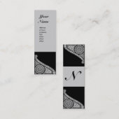 RENAISSANCE MONOGRAM MINI VISITEKAARTJE (Voorkant / Achterkant)