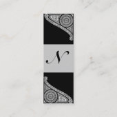 RENAISSANCE MONOGRAM MINI VISITEKAARTJE (Achterkant)