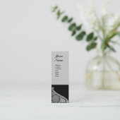 RENAISSANCE MONOGRAM MINI VISITEKAARTJE (Staand voorkant)